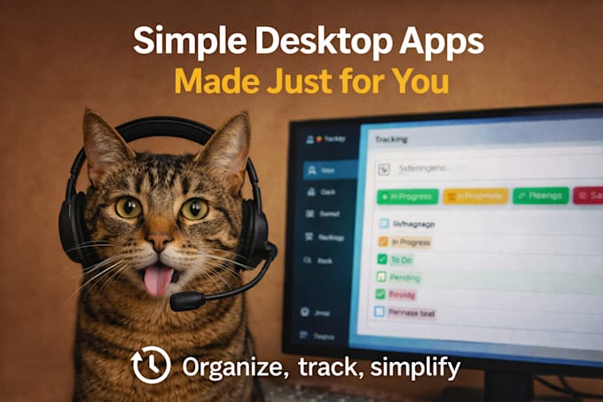 build a simple custom desktop app for your needs