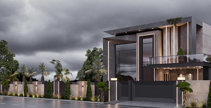 Reconstruct A House Reconstruct existing interior luxury, exterior house render, 3d ...