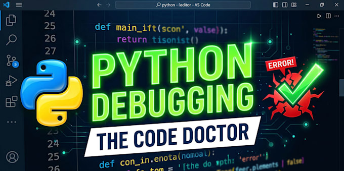 debug, fix, and optimize your python scripts and scrapers