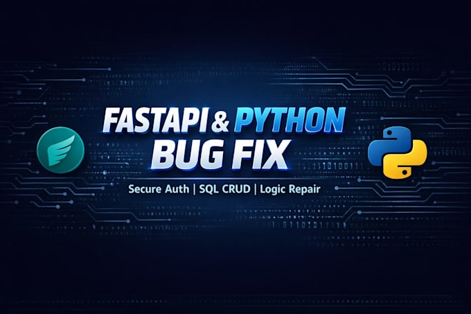 fix your fastapi and python backend errors