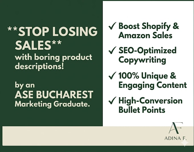 write high conversion SEO product descriptions
