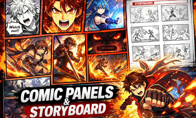 Panel Comic Camera Draw anime comic panels, manga pages, and storytelling sequential art ...