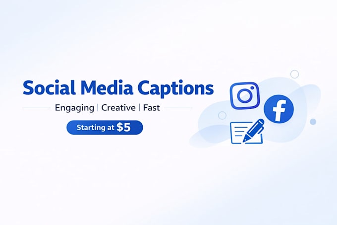 write engaging captions for your
