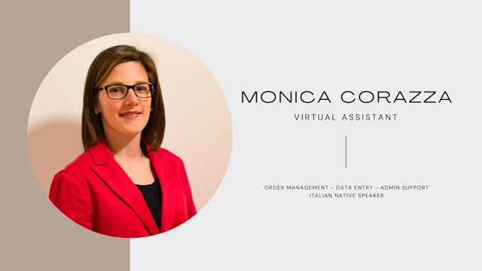 virtual assistance, order management, and administrative support