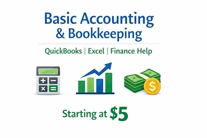 do basic accounting, finance and bookkeeping tasks for individuals