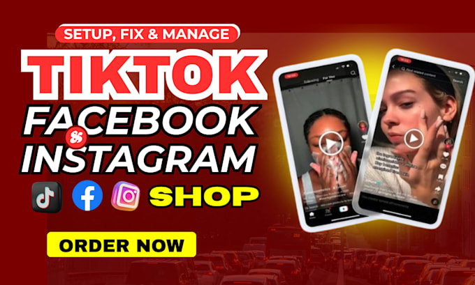 setup tiktok shop, facebook and instagram shop, meta pixel, shopify integration