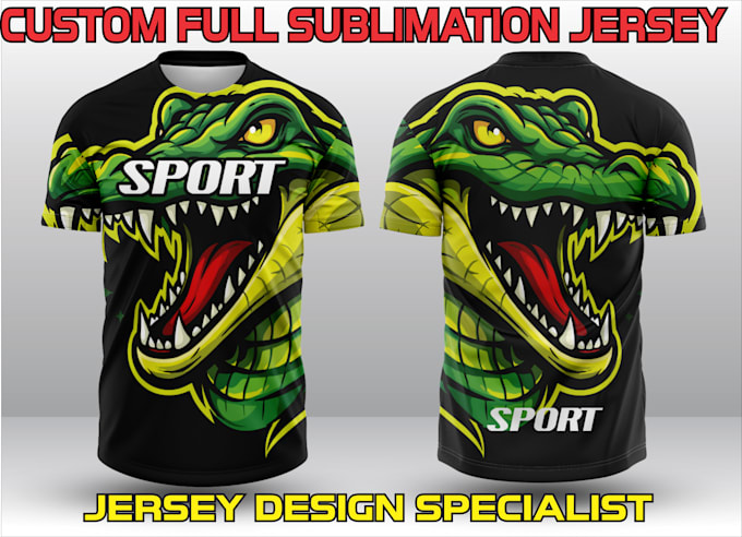 design custom sublimation sports jersey  and esports jersey