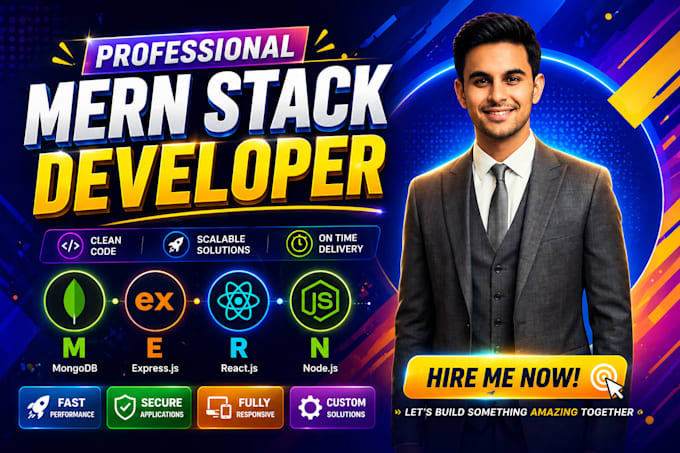 be your mern stack developer for full stack web apps reactjs nodejs mongodb
