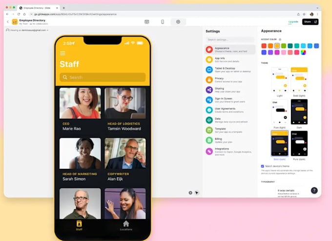 be your glide expert mobile app glide crm glide developer mobile app development