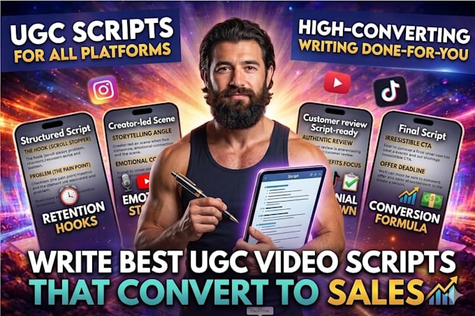 write best ugc video scripts that convert to sales