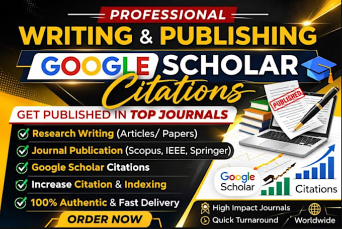 write and publish article on google scholar and scopus index journal