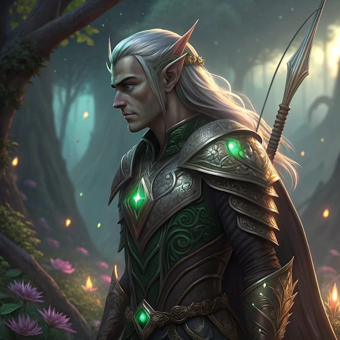 Create a fantasy character concept art by Esdanduiss | Fiverr