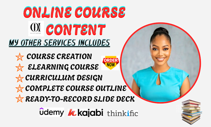 create online course content course creation course curriculum elearning course