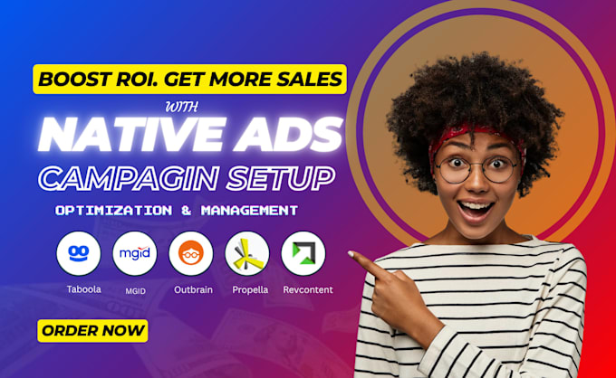 setup audit native ads campaign on taboola outbrain mgid propellerads