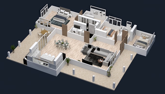 design 3d floor plans for visualization