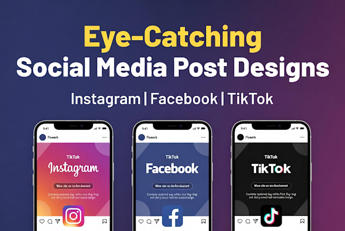 create attractive instagram and facebook posts