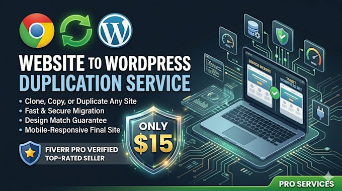 clone, copy or duplicate any website to wordpress