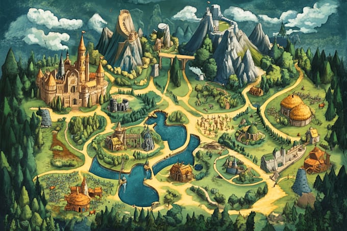 make your map into fantasy map
