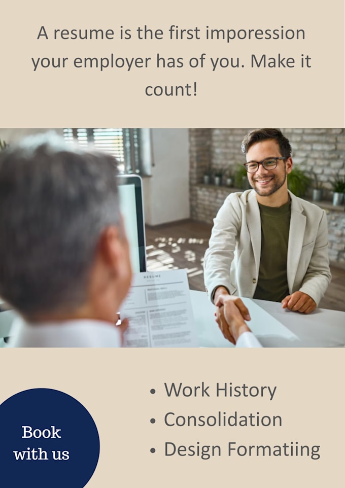 customize and consolidate a resume