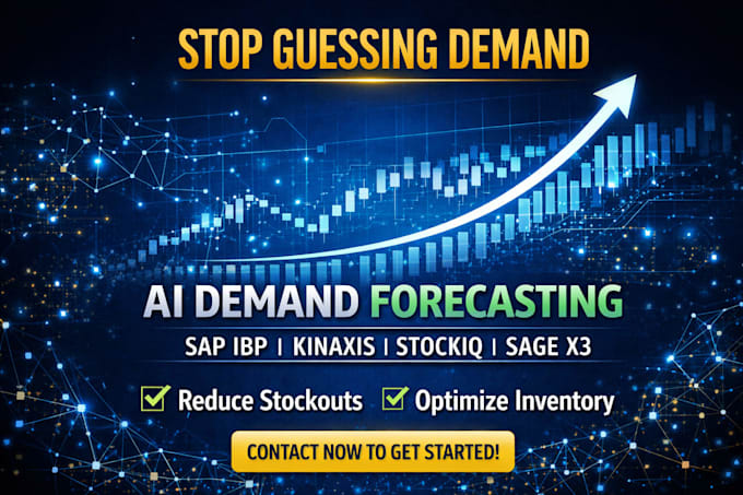 implement ai driven demand forecasting using sap ibp kinaxis stockiq sage x3