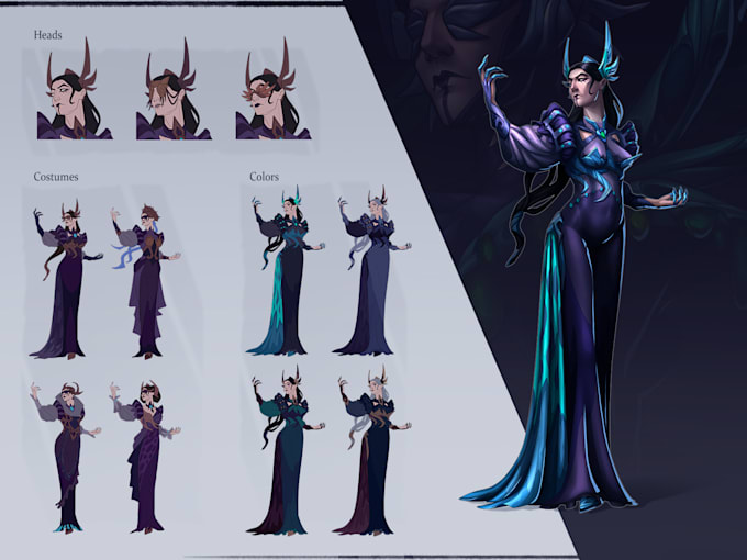 develop character design and concept art for your game