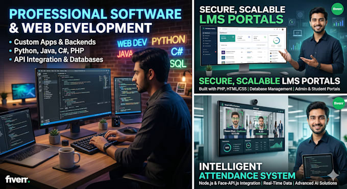 build custom web applications, software, and lms platforms
