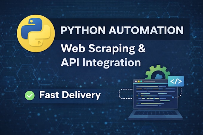 build python automation scripts, web scraping and API integration