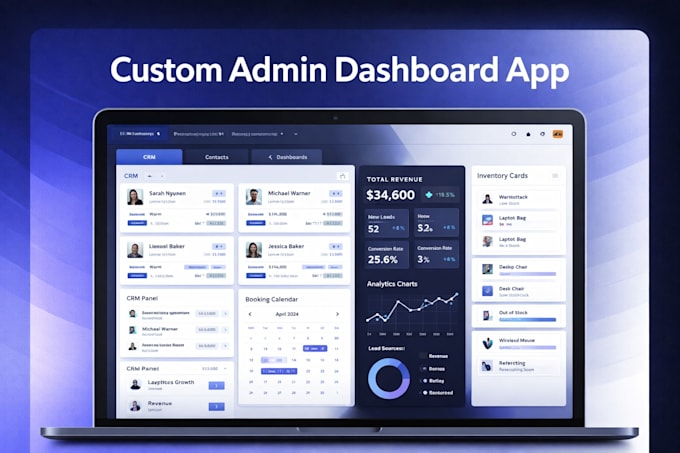 build a custom admin dashboard app for your business
