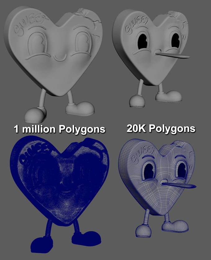 retopologize your 3d model for production in maya