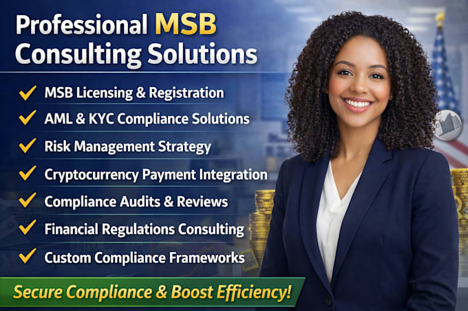 Handle your msb licensing, compliance, aml, kyc, and optimize your msb ...