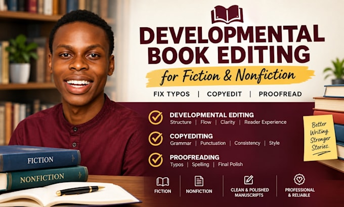 developmental book editor book editing fix typos for friction non friction books