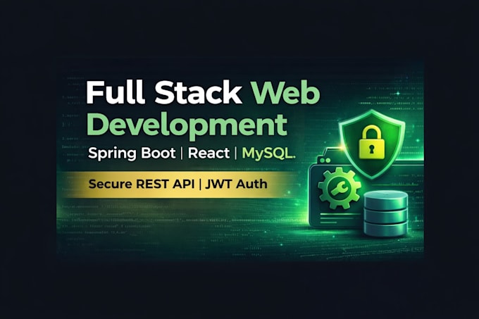 build full stack web app with spring boot react mysql