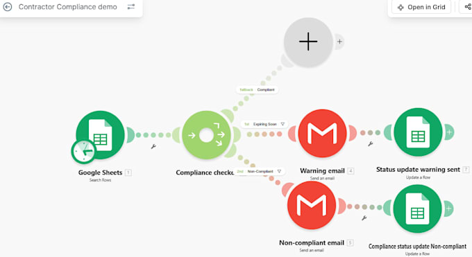 create a workflow automation