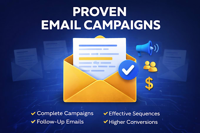 write high converting email sequences ready to send