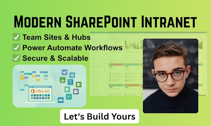 Build custom sharepoint intranet pages, hubs, and team sites by Vinci ...