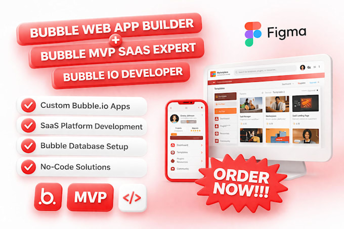 build bubble saas ai app bubble mvp saas web app bubble developer bubble website