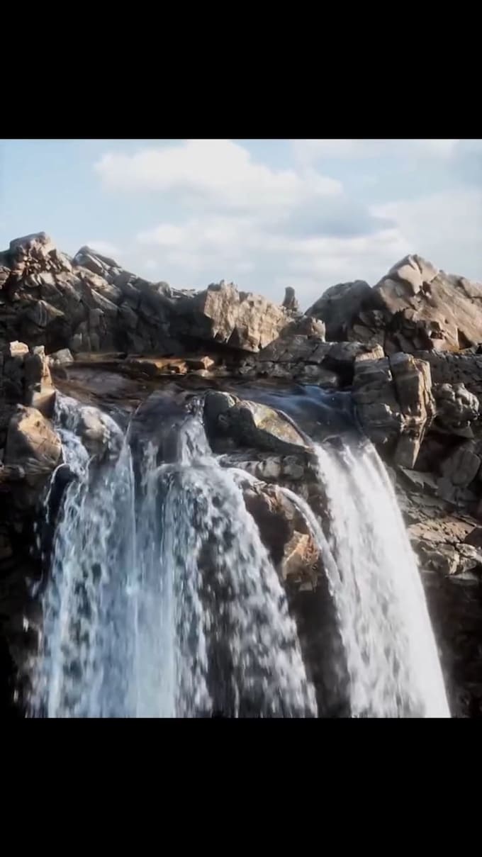 do 3d water simulation and fluid dynamics with vfx effects for games, animation