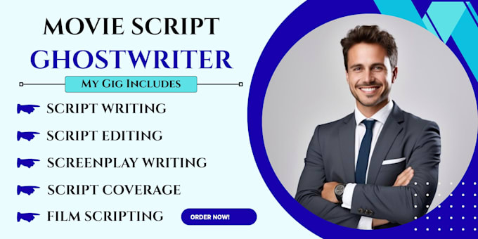 write movie script, screenplay, feature film script and screenwriting