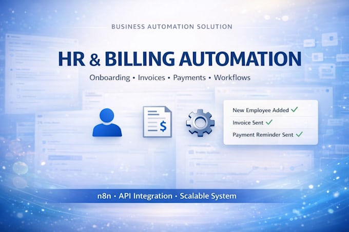setup hr onboarding and billing automation n8n workflow api integration system