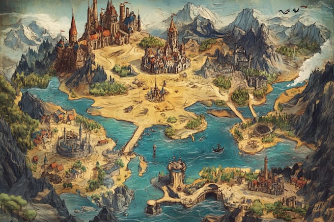 do fantasy map design