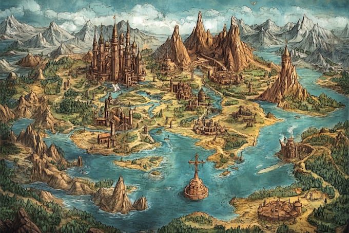 make your map into fantasy map