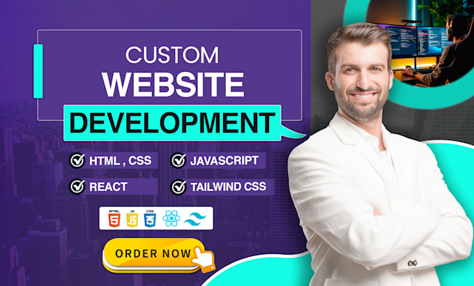 Develop custom website development as frontend web developer by Paul ...