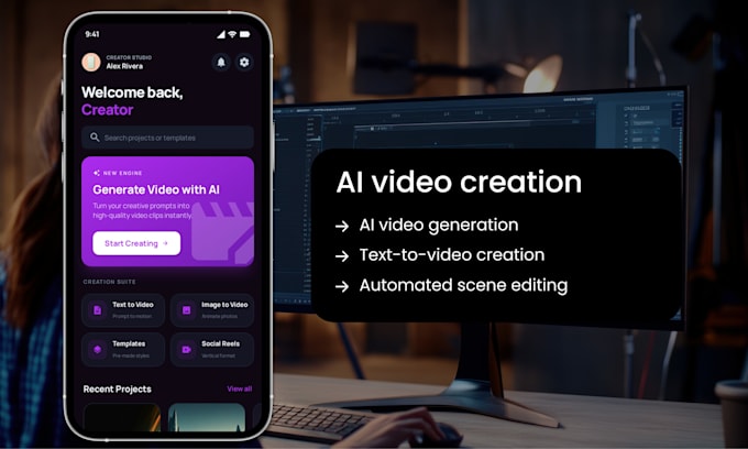 create a short video app like seedance