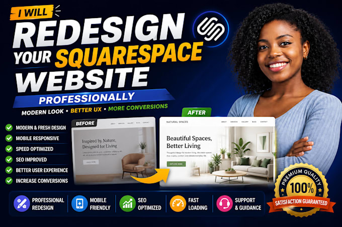 redesign your squarespace website to improve conversions 10x