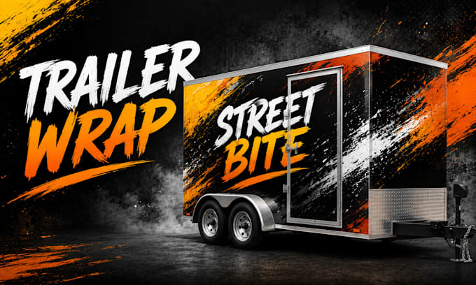design modern custom trailer wraps