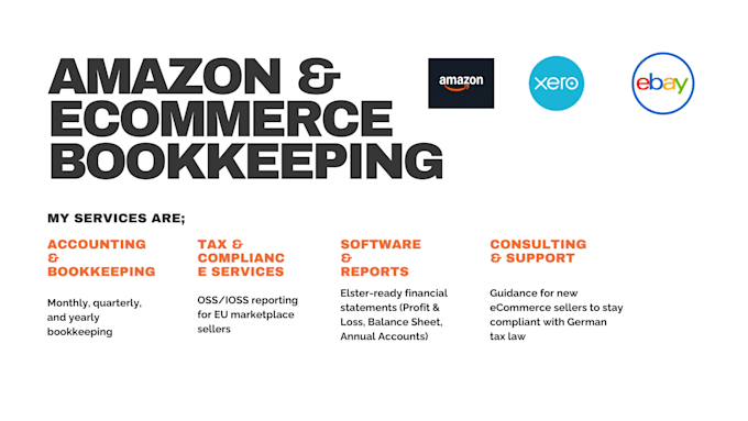 ecommerce accounting, amazon bookkeeping, quickbooks clean up