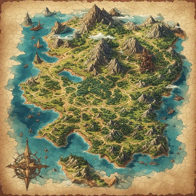 do you rpg fantasy map
