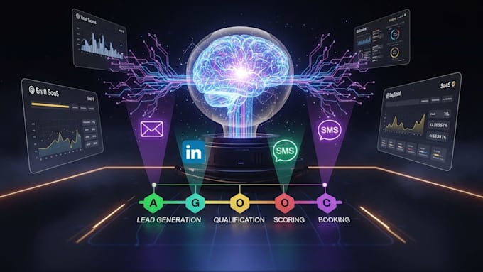build ai sdr system, outreach, lead generation, qualification, scoring, booking