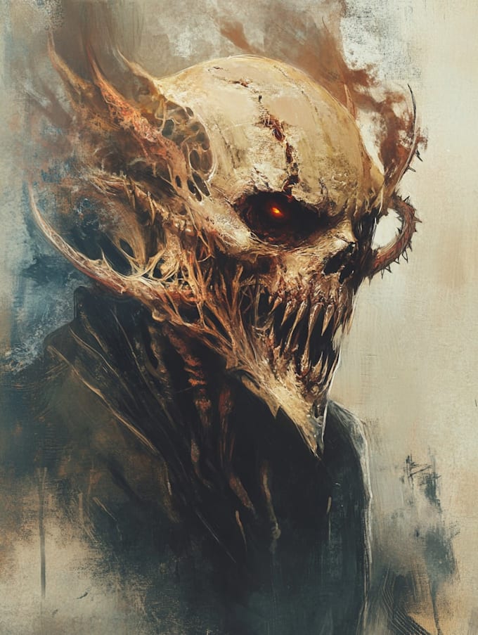 do horror character design