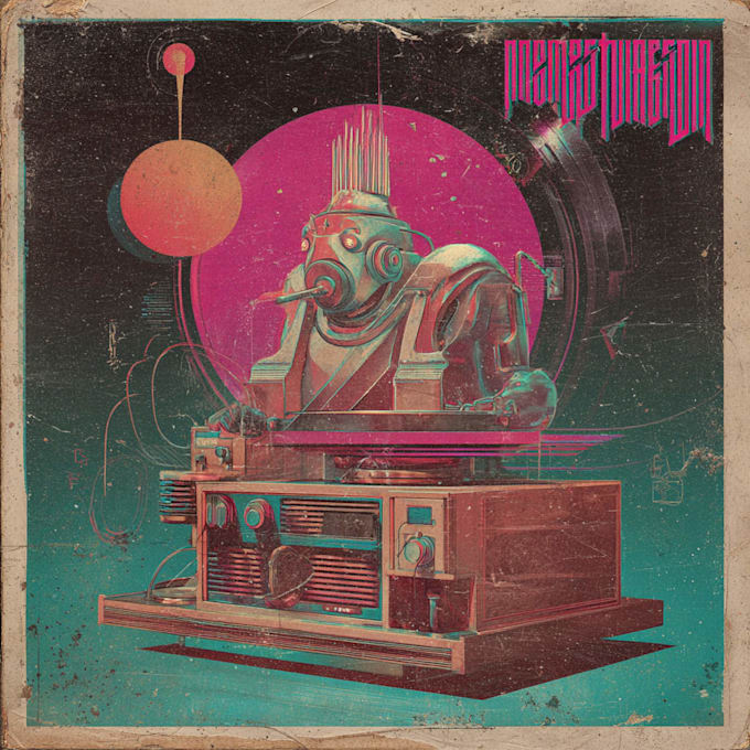 illustrate unique music album visuals